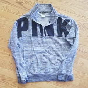 Pink vs zip sweater